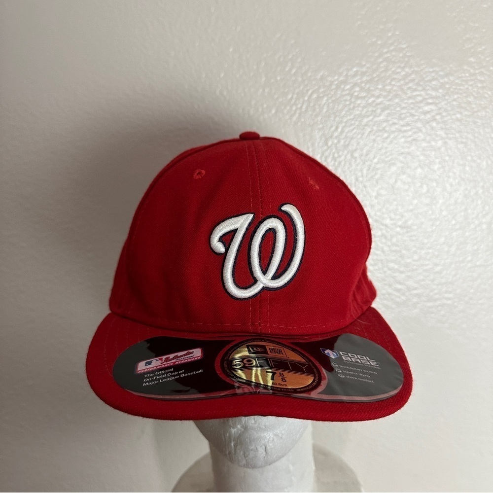 Washington Nationals 59FIFTY Fitted Hat Size 7 5/8